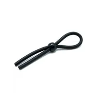 Silikon-Penisschlaufe, schwarz Silikon-Penisschlaufe, schwarz