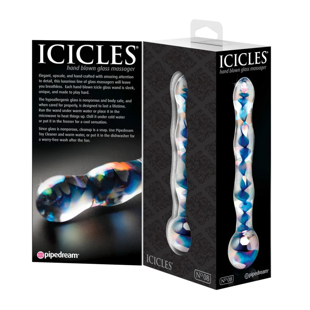Icicles Glasdildo "No. 8" – Bild 3