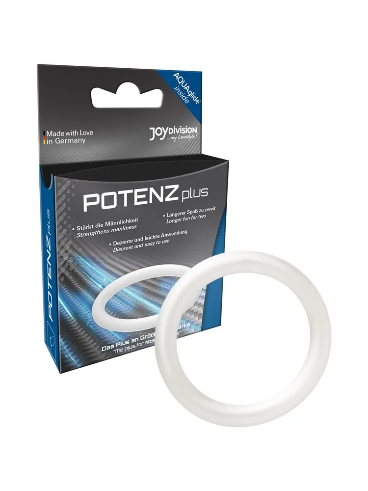 POTENZplus: Penisring, transparent (35mm) POTENZplus: Penisring, transparent (35mm)