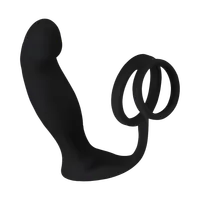 Analvibrator inkl. Penisring, 13 cm Analvibrator inkl. Penisring, 13 cm
