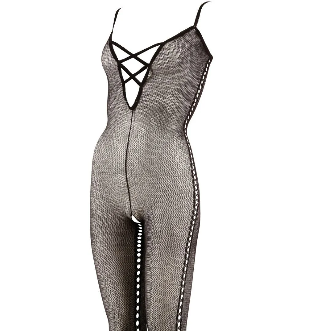 Bodystocking ouvert mit seitlicher Lochoptik – Bild 4
