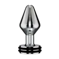 ElectraStim Mini: Elektro-Analplug, silber/schwarz ElectraStim Mini: Elektro-Analplug, silber/schwarz
