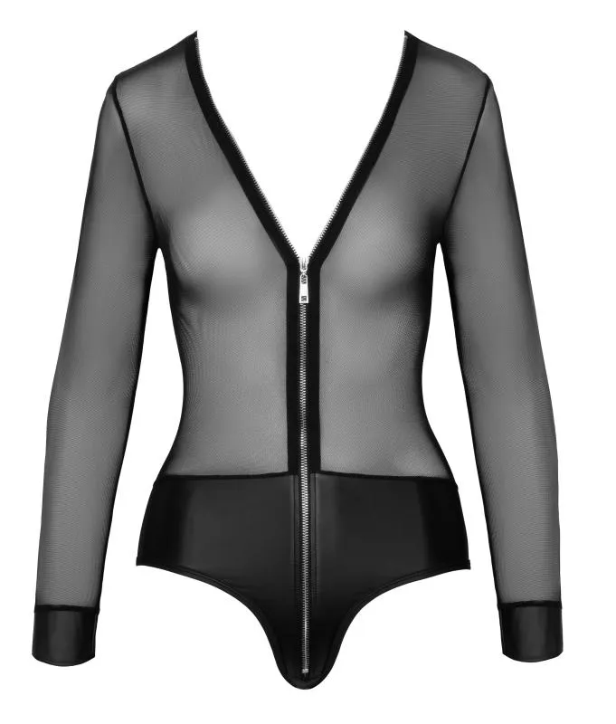 Cottelli Party - Transparenter Body - Schwarz – Bild 4