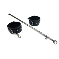 Leg Spreader Bar Adjustable with Leather Cuffs Leg Spreader Bar Adjustable with Leather Cuffs