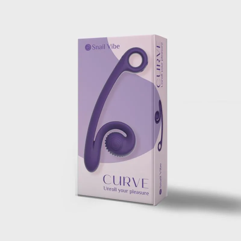 Snail Vibe Curve Duo Vibrator - Lila – Bild 4