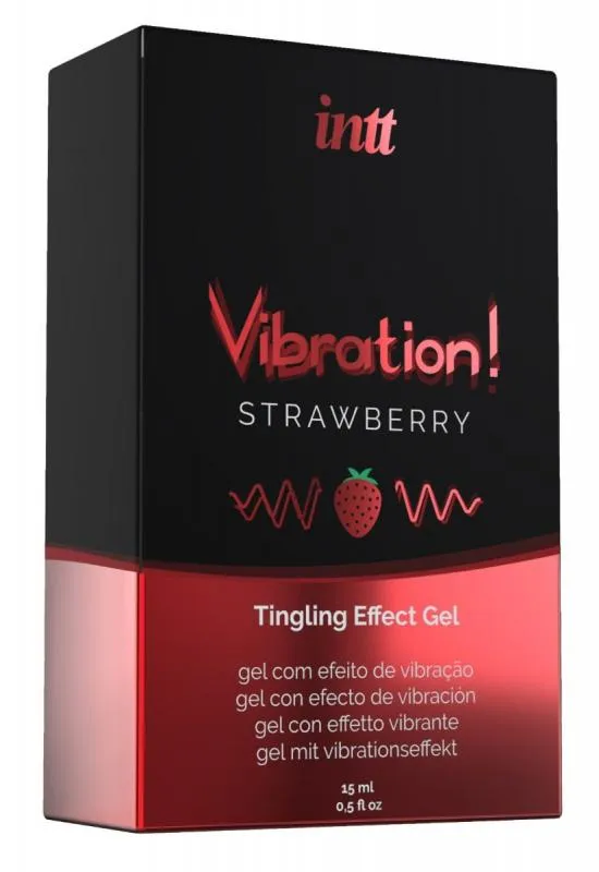 INTT - Vibration! Strawberry Tintelende Gel – Bild 3