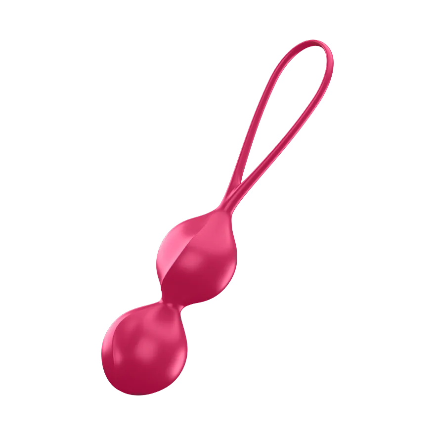 Doppel-Liebeskugel aus Silikon, 3,4 cm Doppel-Liebeskugel aus Silikon, 3,4 cm