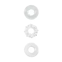 Renegade Dyno Rings: Penisring 3er Set, transparent Renegade Dyno Rings: Penisring 3er Set, transparent