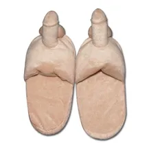 Plüsch-Hausschuhe: Penis, haut Plüsch-Hausschuhe: Penis, haut