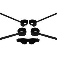 Vielseitige Hand- und Fußfesseln mit Bändern Vielseitige Hand- und Fußfesseln mit Bändern