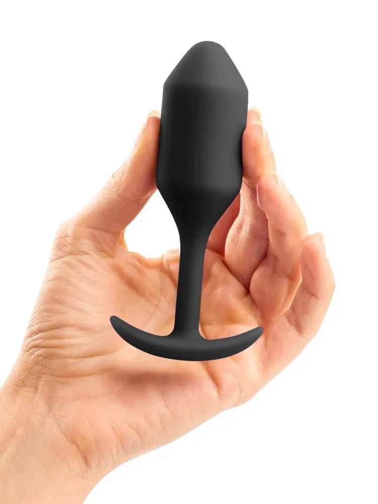 B-Vibe Snug Plug 2: Analplug, schwarz B-Vibe Snug Plug 2: Analplug, schwarz