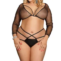 Langarm Oberteil mit dekorativen Bändern plus Slip Langarm Oberteil mit dekorativen Bändern plus Slip