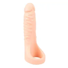 Penis-/Hodenring „Double Fucker“ mit Naturdildo Penis-/Hodenring „Double Fucker“ mit Naturdildo