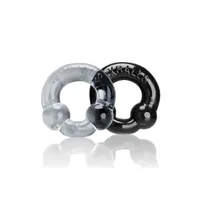 Ultraballs 2er Set Penisringe, schwarz/transparent Ultraballs 2er Set Penisringe, schwarz/transparent