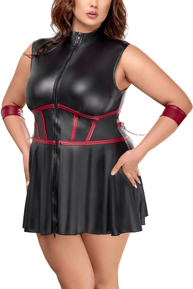 Kleid mit Fesseln und Augenbinde Plus Size Kleid mit Fesseln und Augenbinde Plus Size