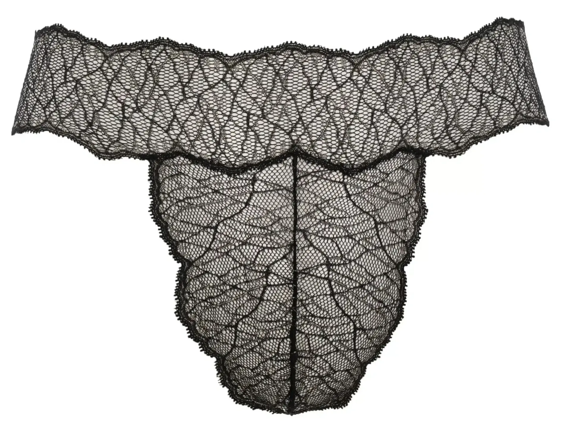 Bracli - Sydney Perlenstring Schwarz - Luxus-Dessous für Männer mit Perlen Größe L Bracli - Sydney Perlenstring Schwarz - Luxus-Dessous für Männer mit Perlen Größe L