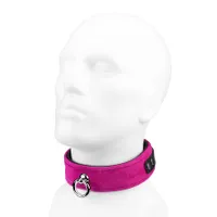 Leder-Halsband mit großem O-Ring Leder-Halsband mit großem O-Ring