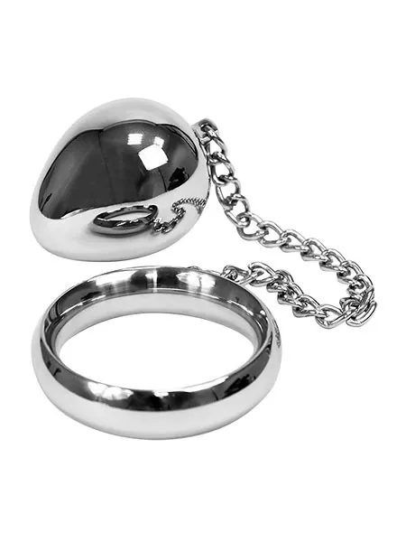 Donut Ring Anal Egg: Edelstahl-Penisring mit Analplug (45mm) Donut Ring Anal Egg: Edelstahl-Penisring mit Analplug (45mm)