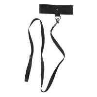 Sportsheets - Sex & Mischief Black Leash & Collar Sportsheets - Sex & Mischief Black Leash & Collar