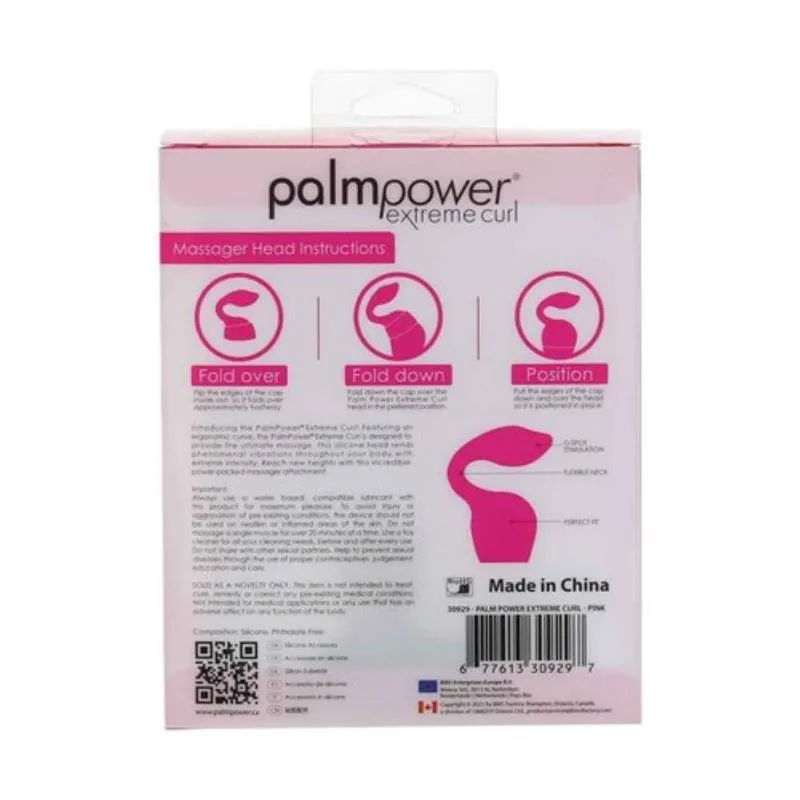 Palm Power - Extreme Curl Silikonaufsatz - Rosa – Bild 5