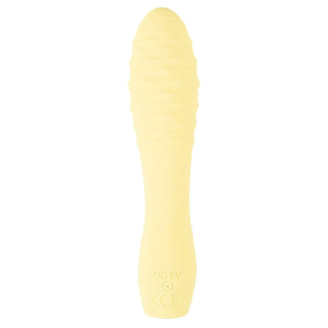 Minivibrator gelb mit Stimulationsnoppen – Bild 4