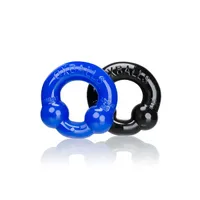 Ultraballs 2er Set Penisringe, schwarz/blau Ultraballs 2er Set Penisringe, schwarz/blau