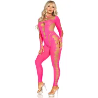 Leg Avenue - Nahtloser Bodystocking - Rosa Leg Avenue - Nahtloser Bodystocking - Rosa