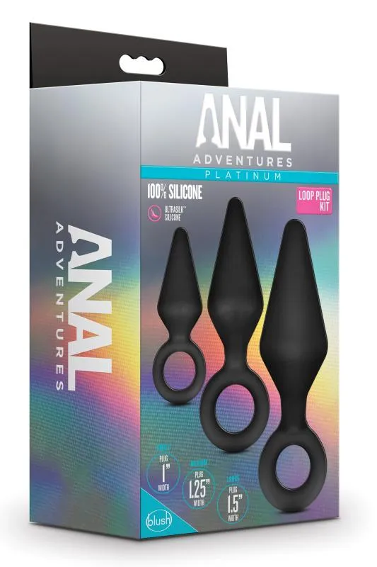Anal Adventures Platinum - Silikon-Analplug-Set – Bild 2