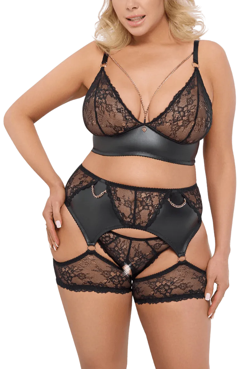 4tlg. Lingerie Set Plus Size 4tlg. Lingerie Set Plus Size
