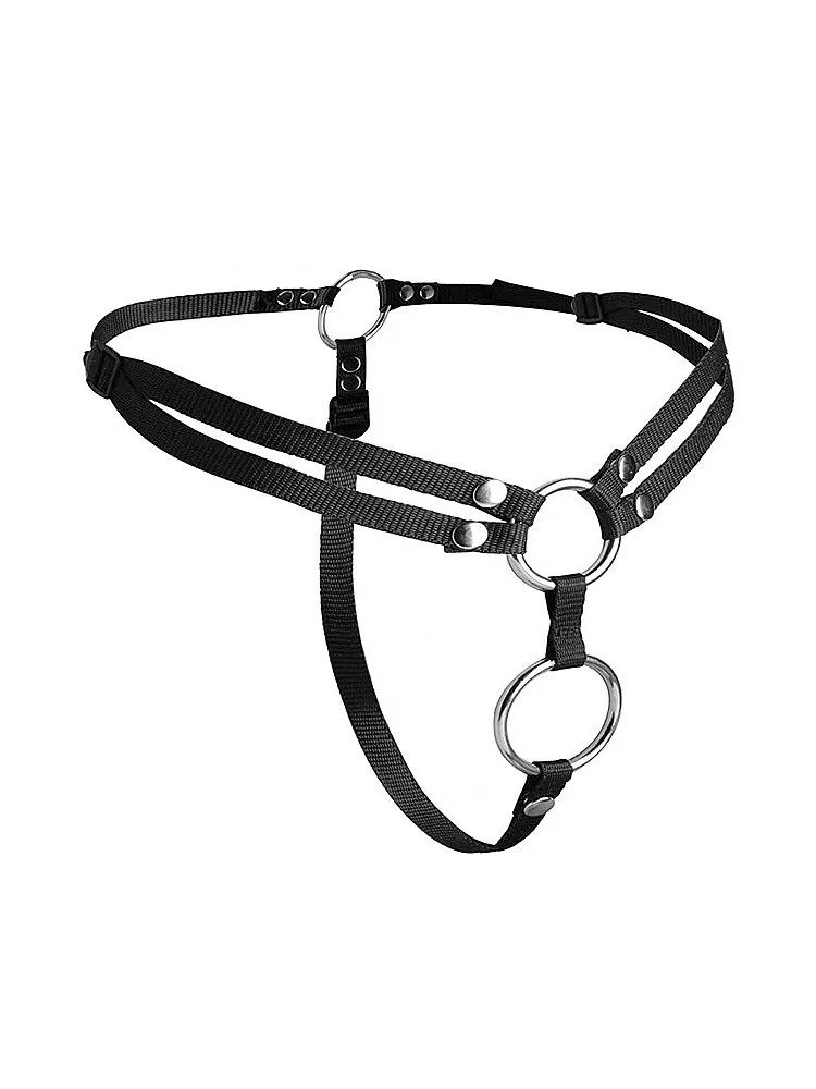 Strap U Unity: Strap-On Harness für 2 Dildos, schwarz Strap U Unity: Strap-On Harness für 2 Dildos, schwarz