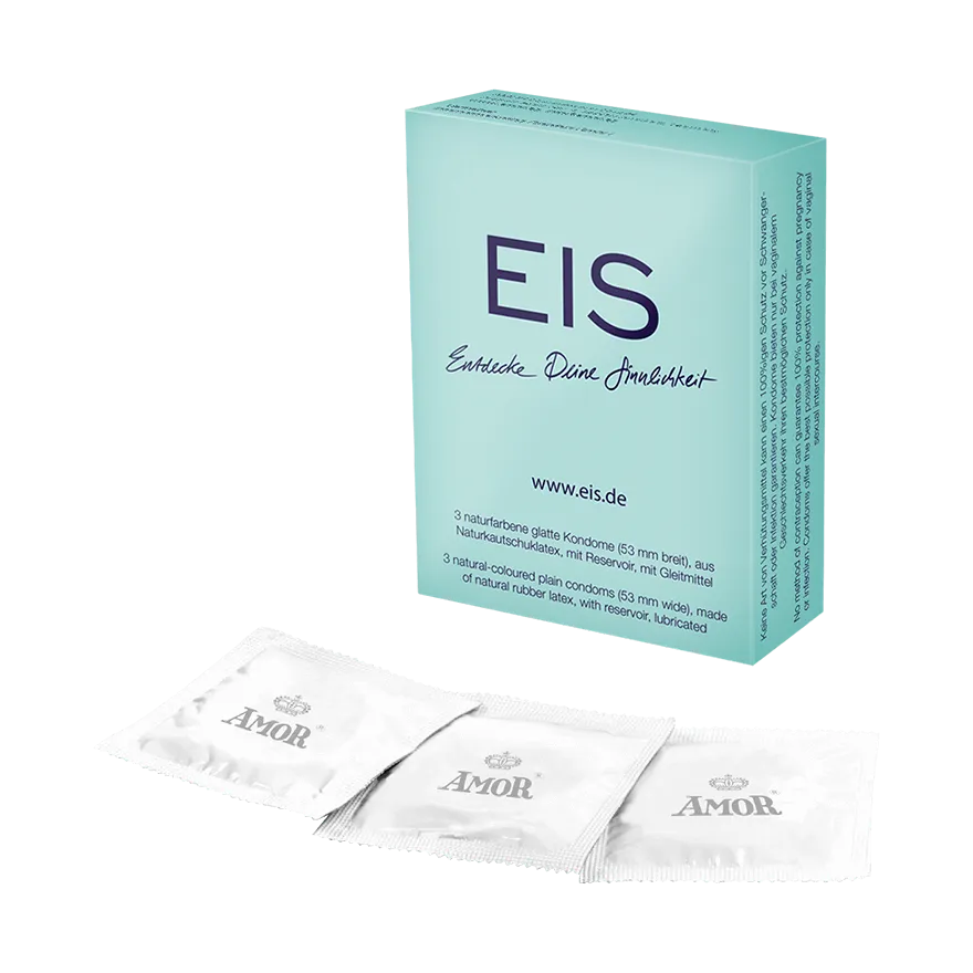 Markenkondome, 3 Stück, 53 mm Markenkondome, 3 Stück, 53 mm