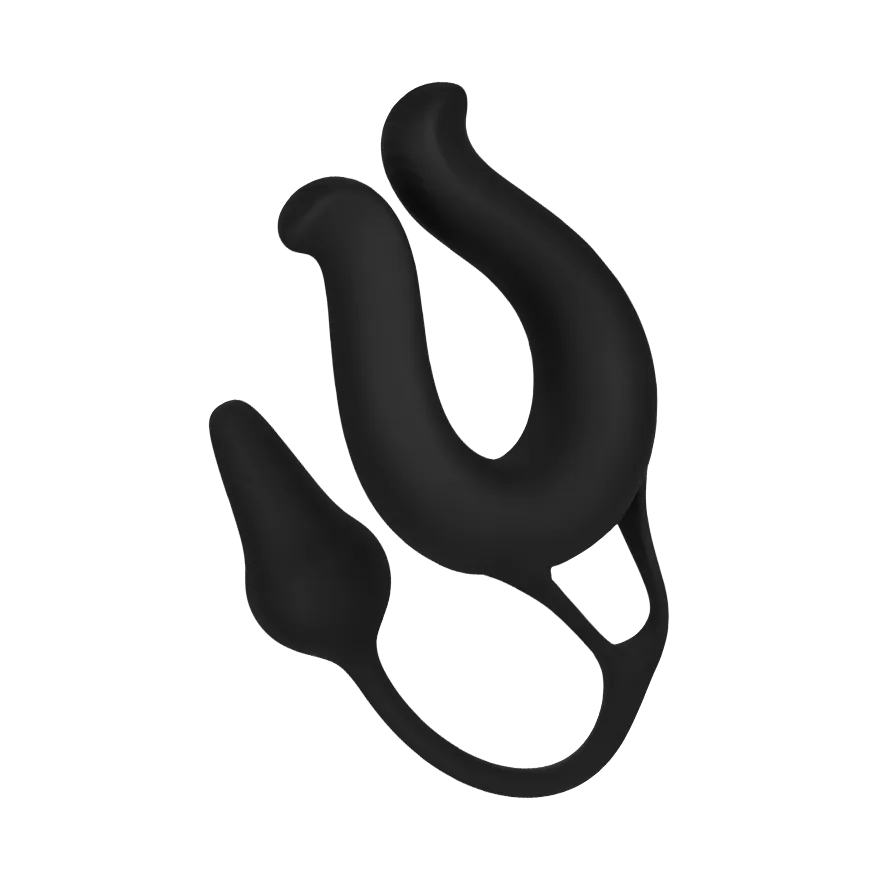 Vielseitiger Vibrator mit Analplug, 27 cm Vielseitiger Vibrator mit Analplug, 27 cm