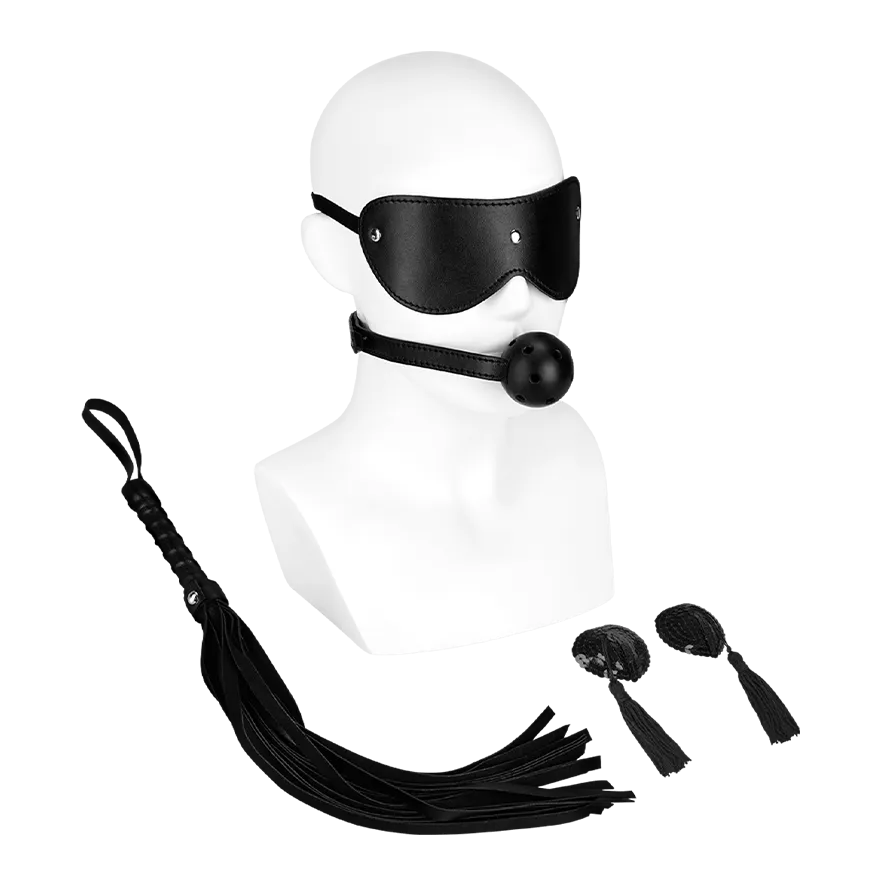 Leidenschaftliches BDSM-Set, 4 Teile Leidenschaftliches BDSM-Set, 4 Teile