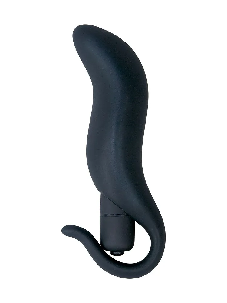 Black Velvets + Vibe: Vibro-Analplug, schwarz Black Velvets + Vibe: Vibro-Analplug, schwarz