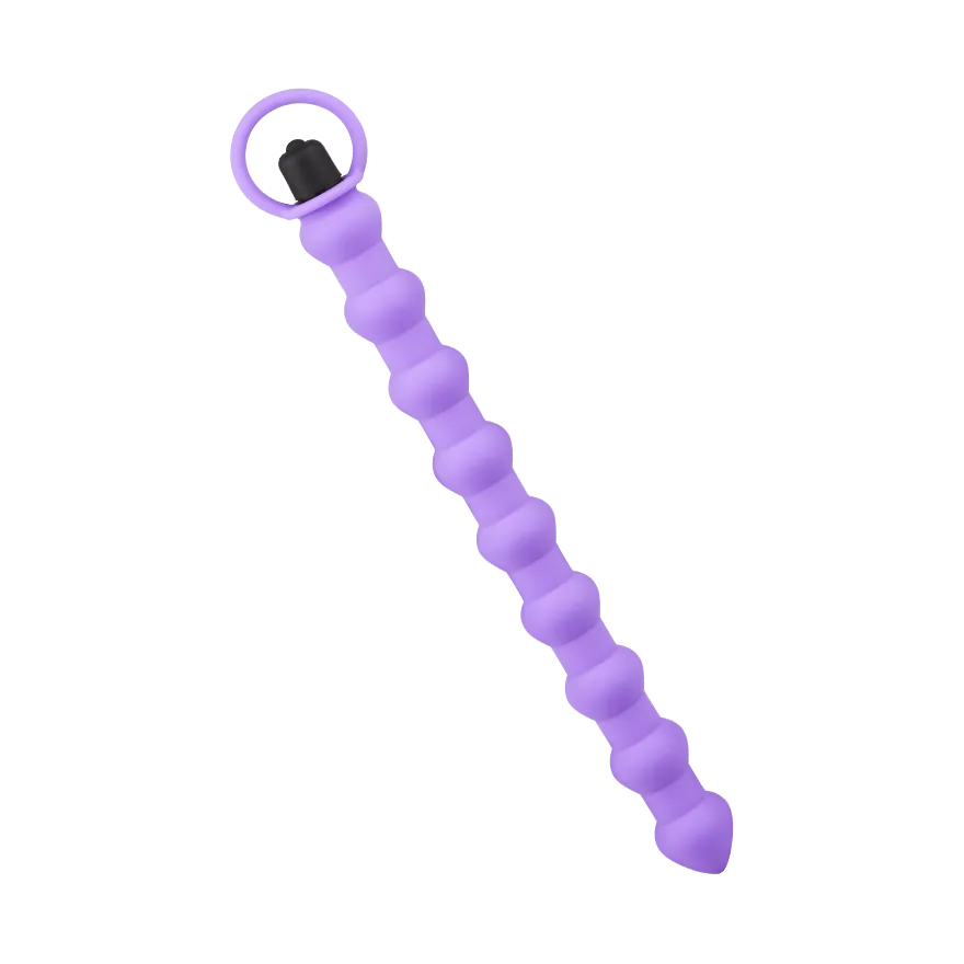 Silikon-Analkette mit Vibration, 28 cm Silikon-Analkette mit Vibration, 28 cm