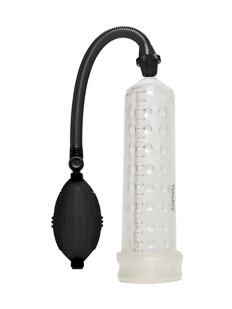Power Massage Pump: Penispumpe mit Massagefunktion, transparent Power Massage Pump: Penispumpe mit Massagefunktion, transparent