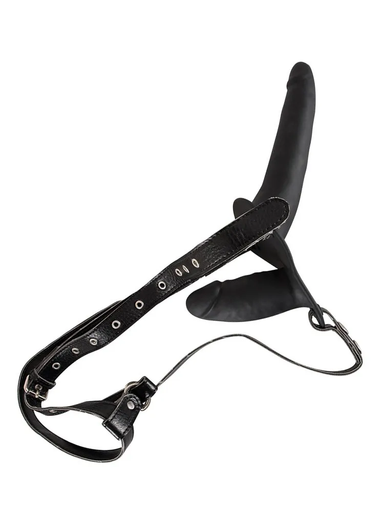 Double Strap On, schwarz Double Strap On, schwarz