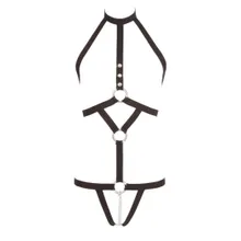 Harness mit Strass und Schrittkette Harness mit Strass und Schrittkette