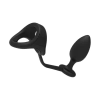 Ramrod - Cockstrap with Anal Plug, 10 cm Ramrod - Cockstrap with Anal Plug, 10 cm