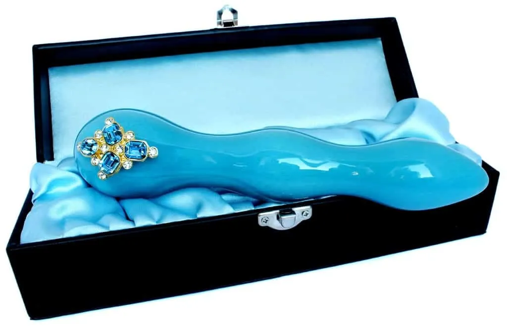 Shiri Zinn - Aqua Swarovski Glas Dildo Shiri Zinn - Aqua Swarovski Glas Dildo