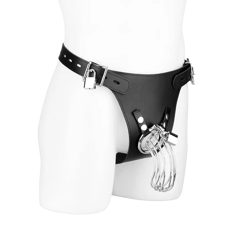 Keuschheitsslip mit Schloss und Käfig Keuschheitsslip mit Schloss und Käfig