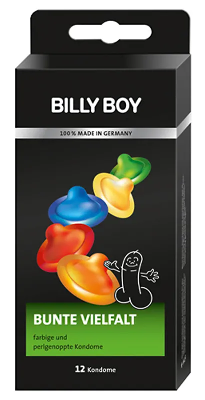 Billy Boy Bunte Vielfalt Kondome - 12 st. Billy Boy Bunte Vielfalt Kondome - 12 st.