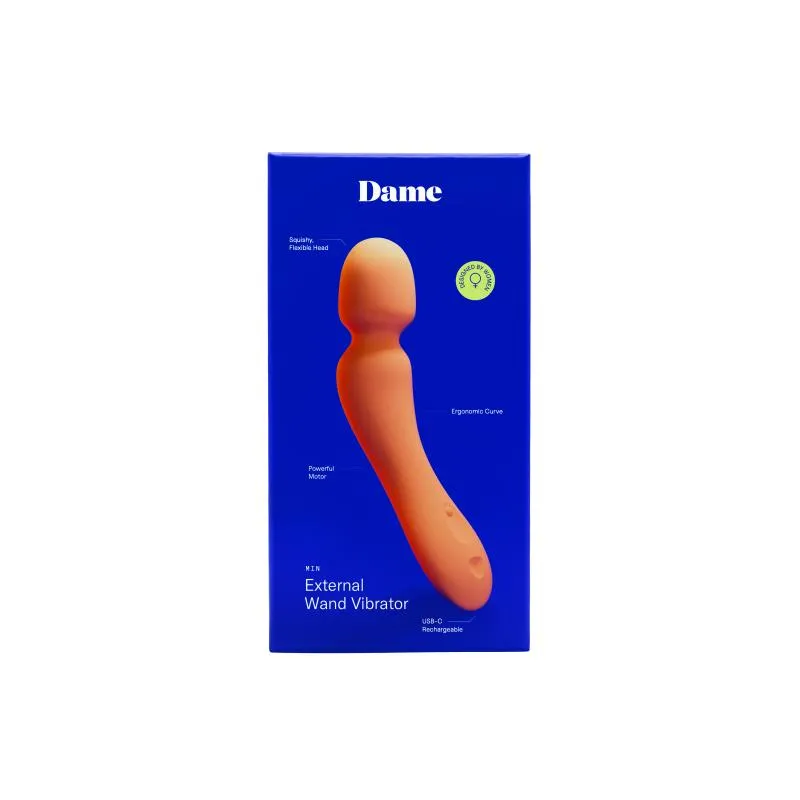 Dame – Min Mini Wand Vibrator – Papaya – Bild 2