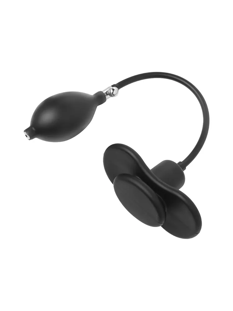 Master Series Inhibitor Inflatable Gag: Pumpknebel, schwarz Master Series Inhibitor Inflatable Gag: Pumpknebel, schwarz