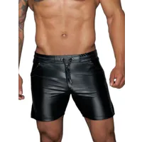 Noir Handmade: Wetlook-Shorts H061, schwarz (M) Noir Handmade: Wetlook-Shorts H061, schwarz (M)