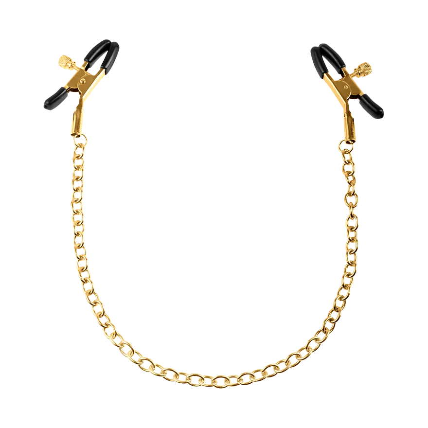 Nippel-Klemmen mit Kette Nippel-Klemmen mit Kette