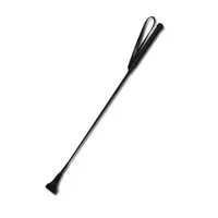 Gerte mit Lederlasche, schwarz Gerte mit Lederlasche, schwarz