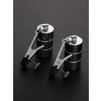 Triune Alligator Adjustable Nipple Clamps: Edelstahl-Nippelklemmen mit Gewichten Triune Alligator Adjustable Nipple Clamps: Edelstahl-Nippelklemmen mit Gewichten