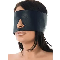 Leder-Augenmaske mit Schnürung, schwarz Leder-Augenmaske mit Schnürung, schwarz