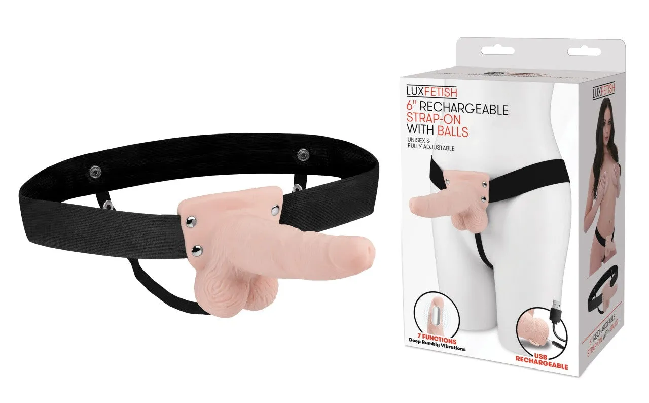 Strap-On "Rechargeable Strap-on with Balls" Strap-On "Rechargeable Strap-on with Balls"
